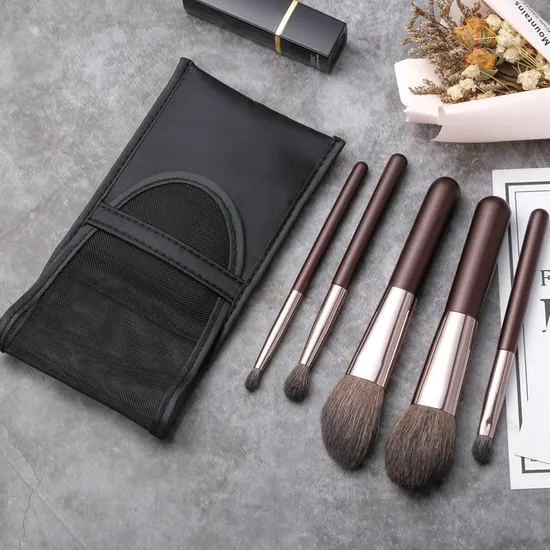 15PCS Wholesale Professional Private Label Wooden Handle Makeup Brush Set 