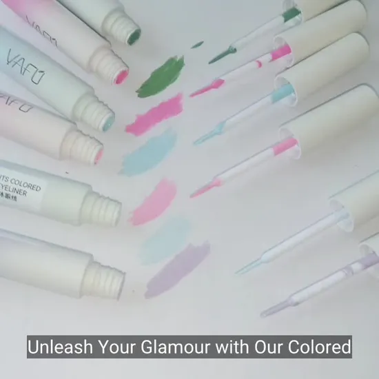 Bold and Vibrant Liquid Eyeliner for Creative Eye Makeup 