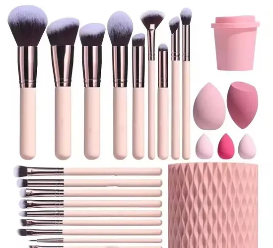 Custom Private Label 7 10 15PCS Luxury Makeup Brushes Cosmetic Set Double End Makeup Wholesale Brush Set 