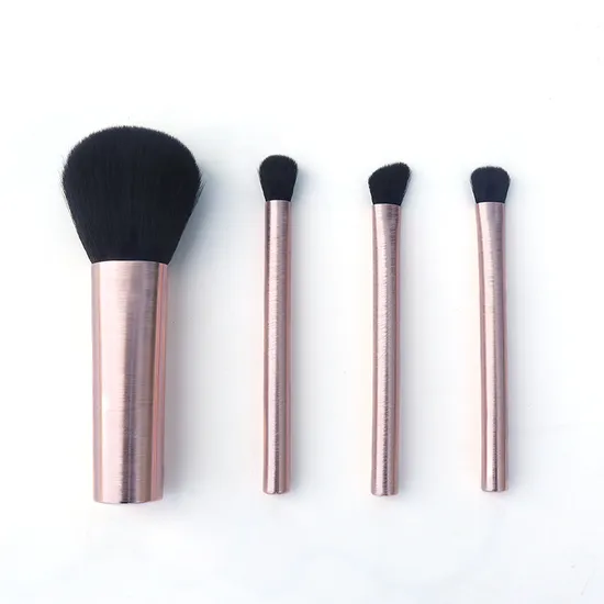 2022 Hot Sale Makeup Brushes Private Label 4 Piece Blush Powder Foundation Custom Logo Makeup Brush Set 