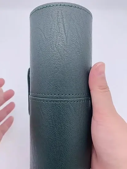 Professional Green Makeup Brush Set 11PCS in One Foundation Brush with Green PU Bag or Bucket 