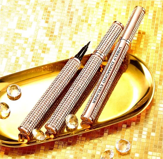 Makeup Waterproof Natural Smooth Quick Dry Lasting Black Diamond Eyeliner 